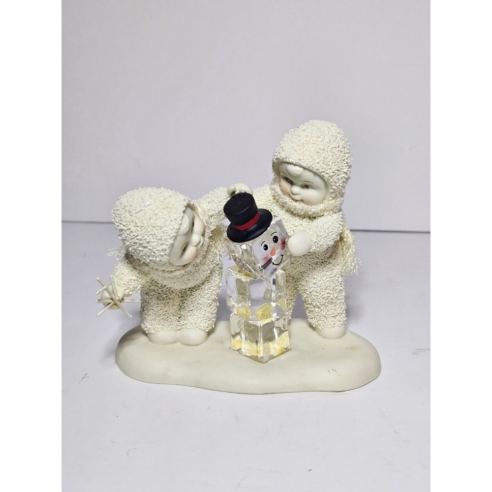 Dept 56 Snowbabies Pull Yourself Together Ice Cube Snowman Figurine 2006